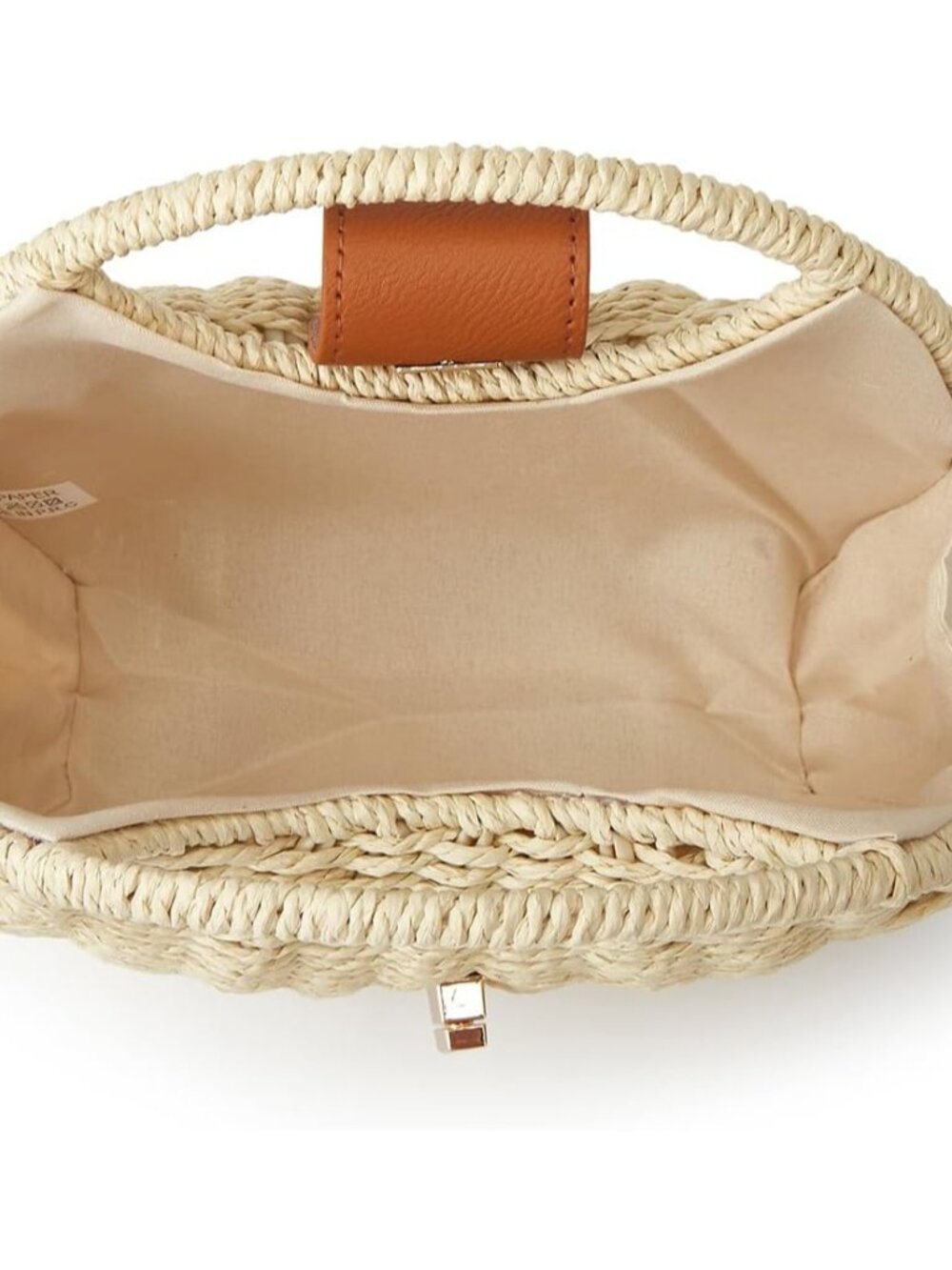 Casual Straw Beach Bags For Women Dumpling Bag Rattan Purses Summer Straw Crossb - Picture 7 of 7